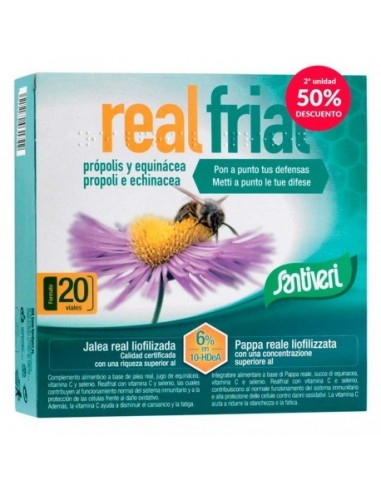 Pack 2ª Ud 50% Realfrial · Santiveri · 20 Viales