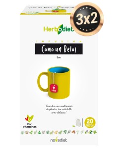 Pack 3x2 Herbodiet Como Un Reloj Envase De 20 Bolsitas...