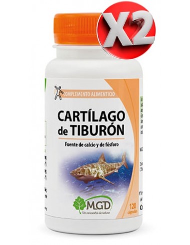 Pack de 2 uds Cartílago de tiburón     120 Cáps...