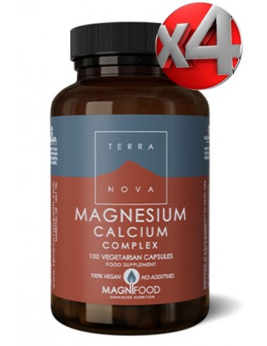 Pack 4 uds Calcio Magnesio Complex 2:1 100Vcap. De Terranova