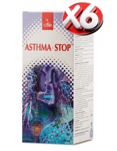 Pack de 6 uds Asthma-Stop 250 ml de Lusodiete