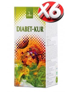Pack de 6 uds Diabet-Kur 250 ml de Lusodiete