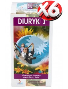 Pack de 6 uds Diuryk 1 100 Cáps de Lusodiete