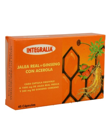 Jalea + Ginseng+ Acerola 45 Caps. De Integralia