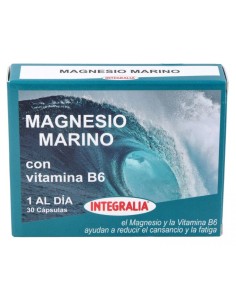 Magnesio Marino Con Vitamina B6 30 Cápsulas De Integralia