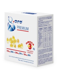 Q.Ore Premium Omega 3 120 Perlas de Anroch