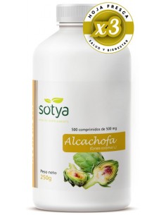 Pack 3 uds Alcachofa  500 Mg. 500 Comp de Sotya
