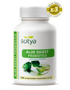 Pack 3 uds Aloe Digest Probiotico 100 Comp Masticable 1 G...