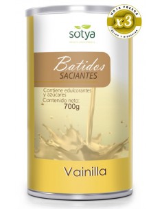 Pack 3 uds Batido Saciante Vainilla 700 G de Sotya