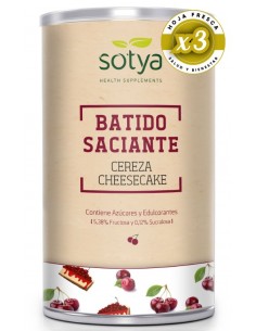 Pack 3 uds Batidos Saciantes 550 G Polvo Cereza Cheeseca...