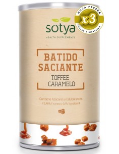 Pack 3 uds Batidos Saciantes 550 G Polvo Toffee Caramelo...