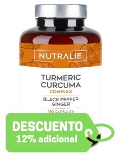 Nutralie Turmeric Curcuma Complex 120 Capsulas.