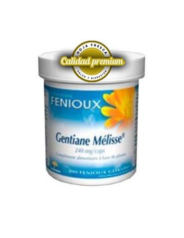 Genciana Melisa 200 Capsulas de Fenioux