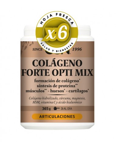 Pack 6 uds Colageno Forte Opti-Mix 6 365 Gramos de Gsn