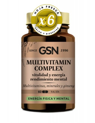 Pack 6 uds Multivitamin Complex  60 Comprimidos 660Mg. de Gsn