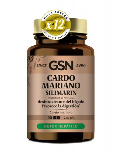 Pack 12 uds Cardo Mariano Silimarin Premium 90 Comprimidos de Gsn