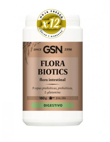 Pack 12 uds Flora Biotics Digestivo 180 Gramos de Gsn