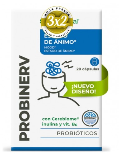 Pack 3x2 Provinerv+ B6 20 Capsulas de Soria Natural