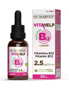 Vitamina B12 Liquida Botella Con Pipeta 30 Ml de Marnys