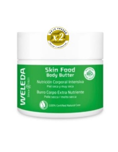 Pack de 2 uds Skin Food Body Butter Manteca Corporal 150Ml. de Weleda