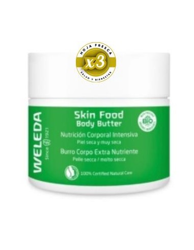 Pack de 3 uds Skin Food Body Butter Manteca Corporal 150Ml. de Weleda