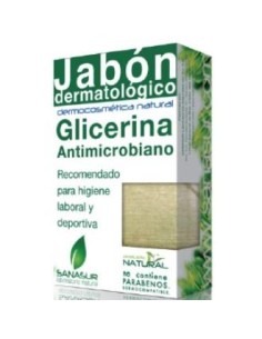 Jabon Glicerina Antimicrobiano 100Gr. De Sanasur