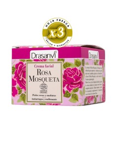 Pack 3 uds Crema Facial Rosa Mosqueta Cosm Org 50Ml Drasanvi