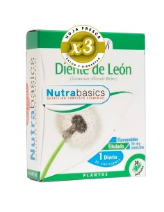Pack 3 uds Diente Leon 30 Capsulas Nutrabasicos Drasanvi