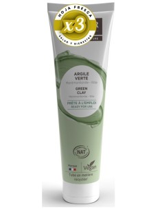 Pack de 3 uds Arcilla Verde 400G Lista Para Usar De Cattier