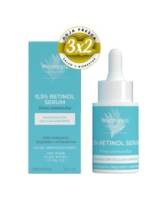 Pack 3x2 uds Retinol 0,3% Serum 30 Ml Mimesis Sensations...