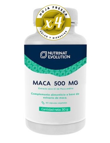 Pack de 4 uds Maca 500 Mg 60 Vcaps De Nutrinat Evolution