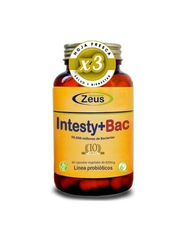Pack 3 uds Intesty+Bac 30 Capsulas de Zeus