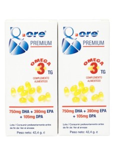 Q.Ore Premium Omega 3 120 Perlas de Anroch 2