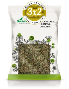 Pack 3x2 Cola De Caballo Bolsa 50 Gramos De Soria Natural