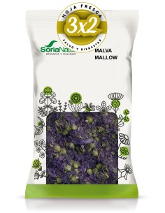 Pack 3x2 Malva Flor Bolsa 25 Gramos De Soria Natural
