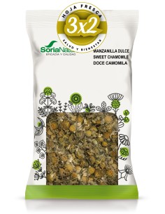Pack 3x2 Manzanilla Dulce Bolsa 50 Gramos De Soria Natural