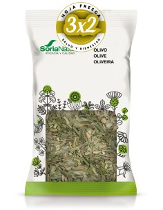 Pack 3x2 Olivo Bolsa 50 Gramos De Soria Natural
