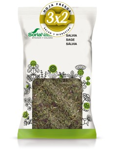 Pack 3x2 Salvia Bolsa 40 Gramos De Soria Natural
