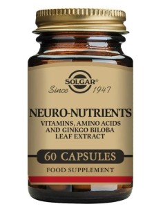 Neuro-Nutrientes 60 Cápsulas Vegetales De Solgar