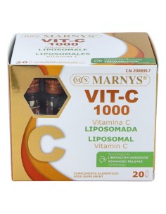 Vitamina C 1000 20 Viales X 10Ml de Marnys